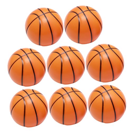 Vaguelly 8Stücke Geschäumte Basketball Stressbälle aus PU für Mini zur Stressbewältigung Fördert Geschicklichkeit und Motorik für Jungen Vaguelly 8Stücke Geschäumte Basketball Stressbälle aus PU für Mini zur Stressbewältigung Fördert Geschicklichkeit und Motorik für Jungen von Vaguelly