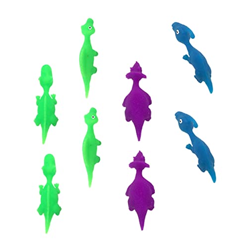 Vaguelly 8Stücke Teiliges Dinosaurier Fingerkatapult Elastische Für Zufällige Farben Für Drinnen Und Draußen Fördert Kreativität Und Spielvergnügen von Vaguelly
