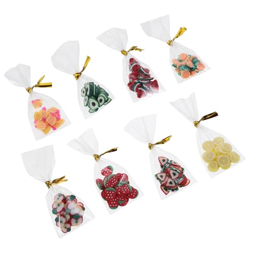 Vaguelly 8pcs Miniatur Landschaft Zeug Gefälschte Lebensmittel Modell Spielen Lebensmittel Modelle Spielen Küche Lebensmittel Für DIY (gelegentliche Stil) von Vaguelly