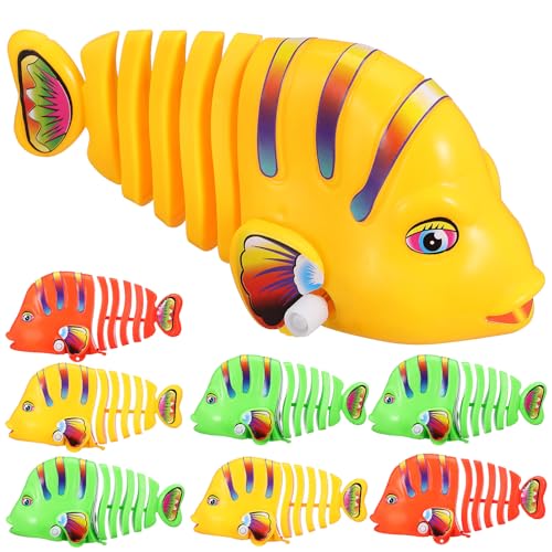 Vaguelly 8st Aufziehbarer Schaukelfisch Aus Kunststoff Fische Für Den Pool Aufziehen Cartoon-Fisch- Roboter Schwimmendes Fischspielzeug Badewanne Badespielzeug Plastik Vaguelly 8st Aufziehbarer Schaukelfisch Aus Kunststoff Fische Für Den Pool Aufziehen Cartoon-Fisch- Roboter Schwimmendes Fischspielzeug Badewanne Badespielzeug Plastik von Vaguelly