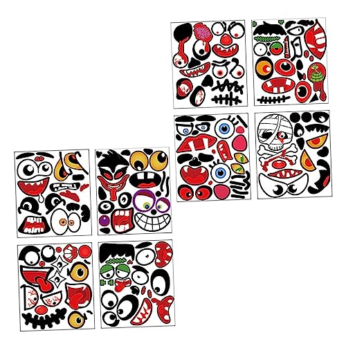 Vaguelly 8 Stück Halloween-kürbis-Aufkleber Verschiedene Designs Für Party-Dekorationen Schnell Verwendbare Aufkleber Vaguelly 8 Stück Halloween-kürbis-Aufkleber Verschiedene Designs Für Party-Dekorationen Schnell Verwendbare Aufkleber von Vaguelly