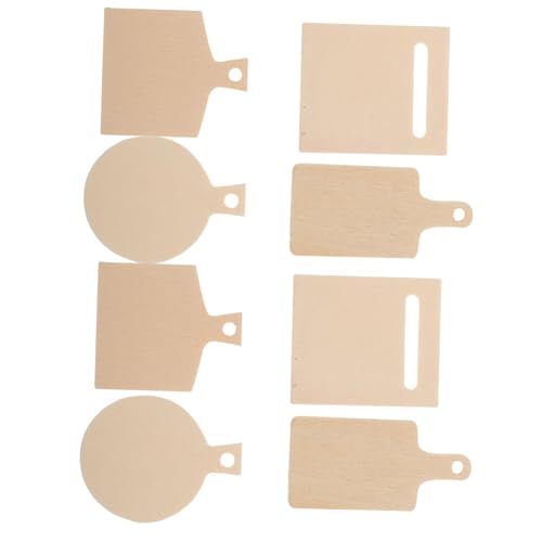 Vaguelly Miniatur-küchenzubehör 8 Stück Miniatur-schneidebretter Aus Holz Realistische Schneidebretter Für Die Puppenhausdekoration Vaguelly Miniatur-küchenzubehör 8 Stück Miniatur-schneidebretter Aus Holz Realistische Schneidebretter Für Die Puppenhausdekoration von Vaguelly