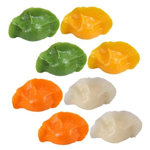 Vaguelly 8st Simulations Knödel Automatisch Spiel Simuliertes Knödeldekor Realistisches Essen Künstliche Knödeldekore Lebensechter Knödel Lebensechtes Lebensmittelmodell Hausbedarf PVC von Vaguelly