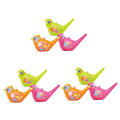Vaguelly 9 Stk Wasserpfeife duschspielzeug partygeschenke für kinder Pfeifen für Kinder Vögel Spielzeug für Kleinkinder Kinderspielzeug Pfeife für Kinder Vogelpfeife Erwachsener Tubu von Vaguelly