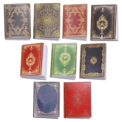 Vaguelly 9 Stück Mini-buchornamente Stellen Sie Sich Vor, Zu Kleine Spielzeugbücher Puppe Miniatur-buchmodell Minibücher Für Papierstau Vaguelly 9 Stück Mini-buchornamente Stellen Sie Sich Vor, Zu Kleine Spielzeugbücher Puppe Miniatur-buchmodell Minibücher Für Papierstau von Vaguelly