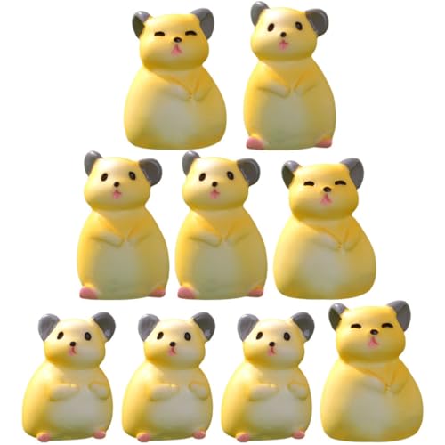 Vaguelly 9 Stück Miniatur Mäuse Figuren Resin Dekorationen für Moos Landschaften DIY Terrarium Zubehör für Topfpflanzen und Garten Deko Vaguelly 9 Stück Miniatur Mäuse Figuren Resin Dekorationen für Moos Landschaften DIY Terrarium Zubehör für Topfpflanzen und Garten Deko von Vaguelly