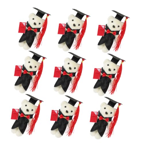 Vaguelly 9 Stück Puppenstraußmaterial ritauls Kuscheltier Cartoonfigur Decoration Cartoon-Bär-Puppe Plüsch-Abschlussbären Partyversorgung Ausgestopfter Plüsch-Abschlussbär Polyester Vaguelly 9 Stück Puppenstraußmaterial ritauls Kuscheltier Cartoonfigur Decoration Cartoon-Bär-Puppe Plüsch-Abschlussbären Partyversorgung Ausgestopfter Plüsch-Abschlussbär Polyester von Vaguelly