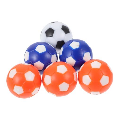 Vaguelly 9 Stücke Ersatz Tischfußball 28mm Mini Fußball Set 3 Farben Robust Material von Vaguelly