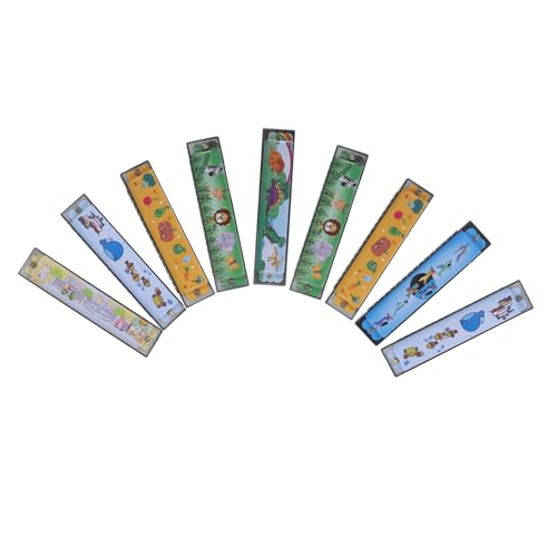 Vaguelly Pädagogisches Musikinstrument 9pcs Metall Mundharmonika Für Kinder Anfänger Mundharmonika Spielzeug Kleinkind Musikinstrumente von Vaguelly