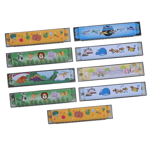 Vaguelly Mundharmonika-Set für Anfänger für Kleinkinder 16-Loch-Musikinstrument für Jungen und Mädchen Tragbar und Leicht Zu Tragen von Vaguelly