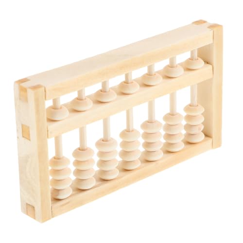 Vaguelly Kleiner Abakus Traditionelles Chinesisches Mathematik-Spielzeug Feng-Shui- Foto-Requisite Für Den Ersten Geburtstag Hölzernes Lernspielzeug Für Kinder Und Erwachsene von Vaguelly