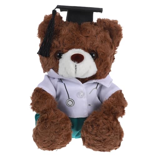 Vaguelly Abschluss Plüsch Bären Doktor Uniform Bär Gratulieren Den Schülern High School Absolventen Bären Abschlusssaison Tierspielzeug von Vaguelly