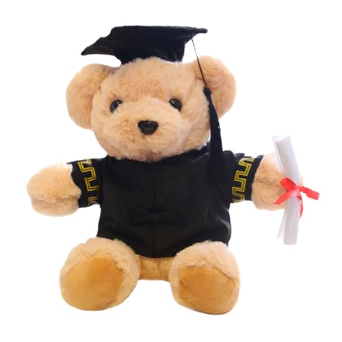 Vaguelly Niedliches Plüschbär-Spielzeug 23 cm Abschluss-plüschbär Herzschlag-Puppe Stofftier Für Jungen Und Mädchen Vaguelly Niedliches Plüschbär-Spielzeug 23 cm Abschluss-plüschbär Herzschlag-Puppe Stofftier Für Jungen Und Mädchen von Vaguelly