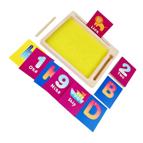 Vaguelly Alphabet Lernspielzeug mit Sandtray für Kleinkinder und Vorschulkinder Fördert Nachzeichnen und Schreibfähigkeiten für Frühkindliche Entwicklung Vaguelly Alphabet Lernspielzeug mit Sandtray für Kleinkinder und Vorschulkinder Fördert Nachzeichnen und Schreibfähigkeiten für Frühkindliche Entwicklung von Vaguelly