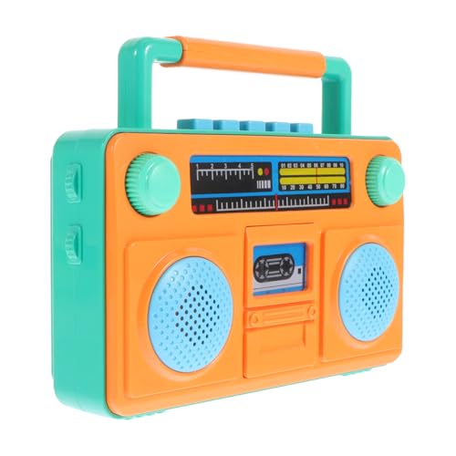 Vaguelly Analoges Radio Fake-Radio Spielendes Hausspielzeug Hausspielzeug Cartoon-Radio- Simulation Haushaltsgerät Radio Orange Abs Vaguelly Analoges Radio Fake-Radio Spielendes Hausspielzeug Hausspielzeug Cartoon-Radio- Simulation Haushaltsgerät Radio Orange Abs von Vaguelly