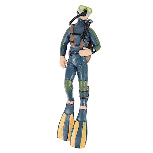 Vaguelly Aquarium Taucher Statue Dekoration Kompakte Figur für Fischtank Langlebig und Stabil für Frisches und Salziges Wasser Perfektes Zubehör für Aquarienlandschaften Vaguelly Aquarium Taucher Statue Dekoration Kompakte Figur für Fischtank Langlebig und Stabil für Frisches und Salziges Wasser Perfektes Zubehör für Aquarienlandschaften von Vaguelly