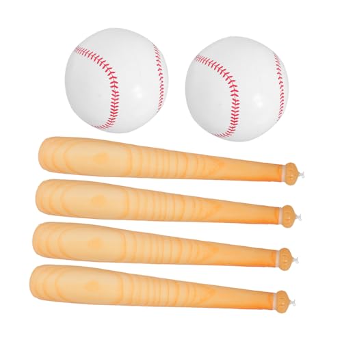 Vaguelly Aufblasbare Baseballschläger für Set mit Schlägern und Bällen Leichte Robuste Outdoor-spielzeuge für Baseball-mottopartys und Kreative Party-deko von Vaguelly