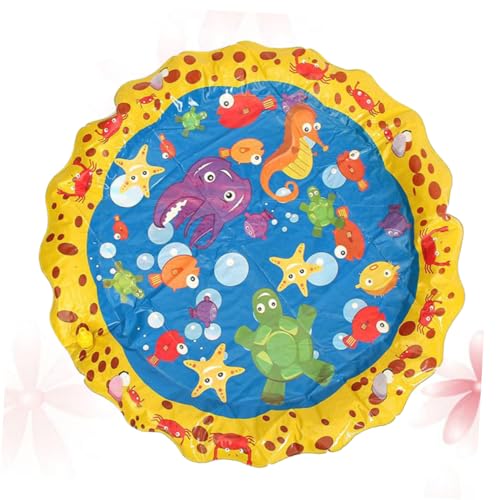 Vaguelly Aufblasbare Sprinkler Spielmatte Für Bunte Wasser Spielmatte Für Garten Und Pool PVC Wasserspielzeug Für Outdoor Spaß Und Erfrischung Im Sommer Vaguelly Aufblasbare Sprinkler Spielmatte Für Bunte Wasser Spielmatte Für Garten Und Pool PVC Wasserspielzeug Für Outdoor Spaß Und Erfrischung Im Sommer von Vaguelly