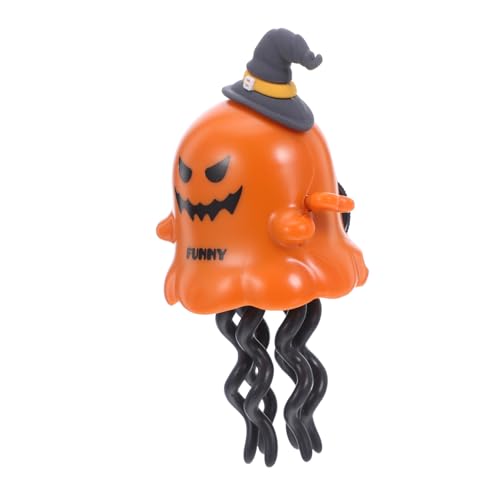 Vaguelly Aufziehspielzeug Tanzender Wind-up Kürbis Tentakel Figur Sensory Fidget Batterie Plastikfrei Halloween Party Dekoration von Vaguelly