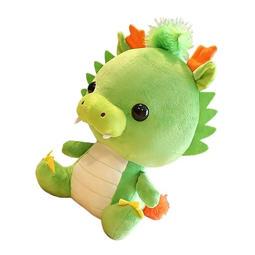 Vaguelly Ausgestopfte Drachentierpuppe Drachenpuppe Im Chinesischen Stil Drache Stoffpuppe Kleine Drachenpuppe Drachenplüsch Maskottchen-drachenpuppe Plüsch-drachenpuppe Green Pp Baumwolle von Vaguelly