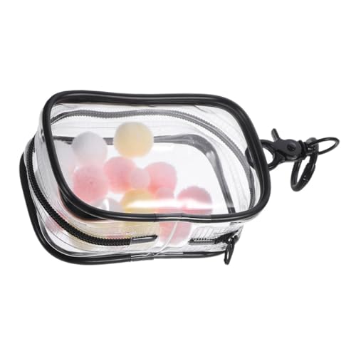 Vaguelly Babytasche Zeigen hängende Kulturtasche für Frauen auf Reisen kleine Tasche für Mädchen spielzeugsack Sack Handtasche Puppenhalter Tasche hängende Dekoration PVC Black Vaguelly Babytasche Zeigen hängende Kulturtasche für Frauen auf Reisen kleine Tasche für Mädchen spielzeugsack Sack Handtasche Puppenhalter Tasche hängende Dekoration PVC Black von Vaguelly