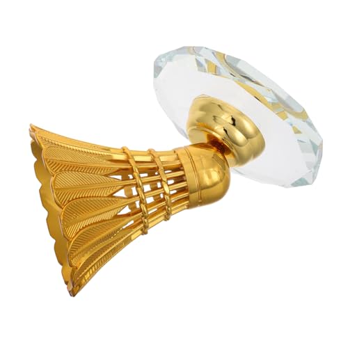 Vaguelly Badminton-Ornamente Dashboard-Statuen Trophäe Badminton-Dekorationen Auto -Armaturenbrettverzierung Zubehör für den Autoinnenraum Dashboard-Figuren Legierung Golden von Vaguelly
