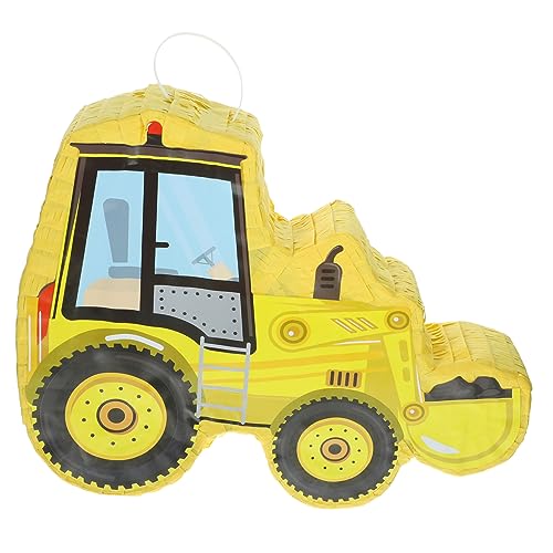 Vaguelly Bagger-pinata Geburtstagsdekorationen Konstruktion Piñata Riese Thematisiert Groß Partydekorationen Zum Thema Bau Party-piñata Lkw Für Kinderpartys Bau Party Gefälligkeiten Papier von Vaguelly