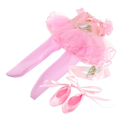 Vaguelly Puppen-Outfit-Set 14 Zoll Puppen-ballettkleid Mit Tutu-Stirnband Und Schuhen Für Mädchen Puppen-tanzkostüme Spielzeug-babypuppen Prinzessinnenkleid Zubehör Vaguelly Puppen-Outfit-Set 14 Zoll Puppen-ballettkleid Mit Tutu-Stirnband Und Schuhen Für Mädchen Puppen-tanzkostüme Spielzeug-babypuppen Prinzessinnenkleid Zubehör von Vaguelly