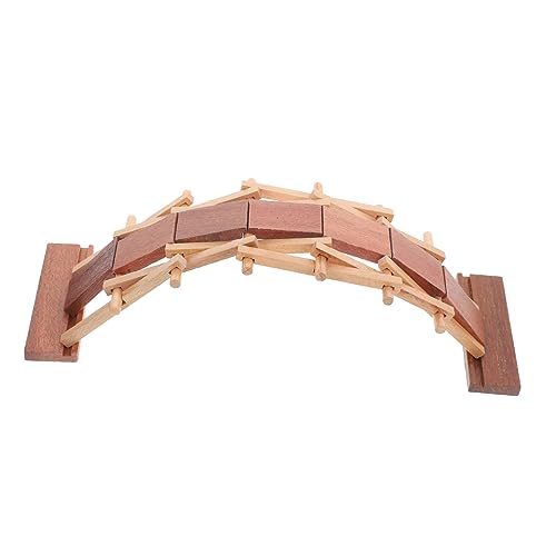 Vaguelly Bauspielzeug Für Bogenbrücken Bogenbrücke Aus Holz Selber Machen Aus Holz Handgefertigte Bogenbrücke Lustiges Experimentierspielzeug Desktop-bogenbrückenspielzeug Hölzern von Vaguelly