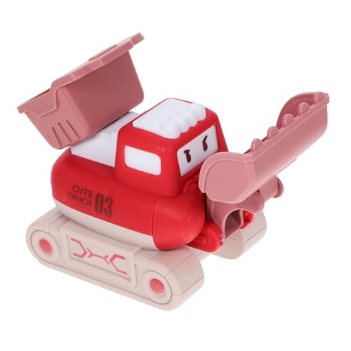 Vaguelly Baustellen Bagger Modell Langlebiger Kunststoff Bewegliches Spielzeugauto Leichtes Kinderfahrzeug Robustes Sandspielzeug für Garten Schwimmbad und Sandkasten Party Truck Modell von Vaguelly
