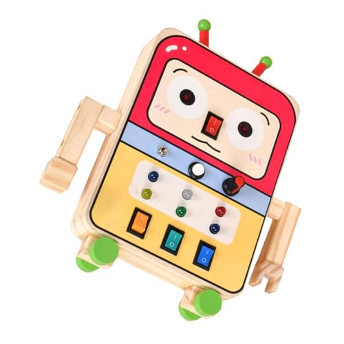 Vaguelly Beschäftigtes Brettspielzeug Beschäftigt Bord Sinnesspielzeug Aus Holz Montessori Besetztes Brett Frühes Pädagogisches Elektronisches Bauteil von Vaguelly