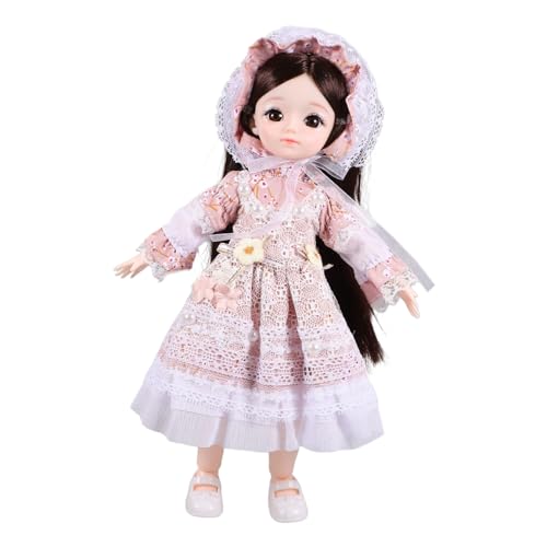 Vaguelly Bjd-gelenkpuppe Make-up-Puppe Mädchen Meerjungfrau Prinzessin Süße Puppe Geburtstagsgeschenk Gliederpuppe Im Hawaiianischen Stil Bjd-Puppe Lebendige Puppe Kunststoff von Vaguelly