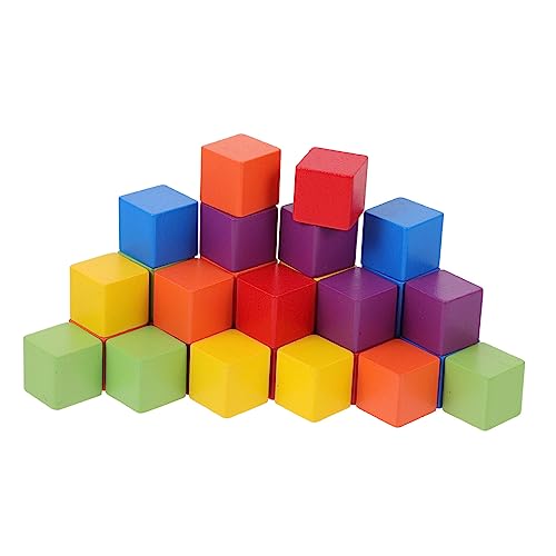 Vaguelly Pädagogische Holzblöcke Bunte Blöcke Holzwürfelblöcke Geometrieblöcke Jungen Und Mädchen Spielzeug Vaguelly Pädagogische Holzblöcke Bunte Blöcke Holzwürfelblöcke Geometrieblöcke Jungen Und Mädchen Spielzeug von Vaguelly