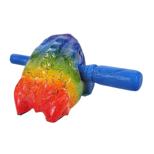 Vaguelly Bunter Holzfrosch Musikinstrument für Erwachsene Musikalischem Interesse Vielseitig Einsetzbar für Musikunterricht und Auftritte Einzigartige Klangqualität Farbenfroh und von Vaguelly
