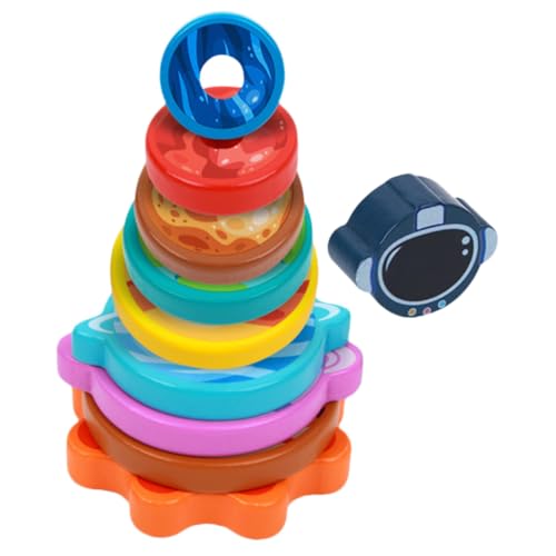 Vaguelly Buntes Stapelspielzeug Planetenturm für Junge Mädchen Kreatives Lernspielzeug Hand Augen Koordination Farberkennung und Fantasievollem Geeignet für Kleinkinder Vaguelly Buntes Stapelspielzeug Planetenturm für Junge Mädchen Kreatives Lernspielzeug Hand Augen Koordination Farberkennung und Fantasievollem Geeignet für Kleinkinder von Vaguelly