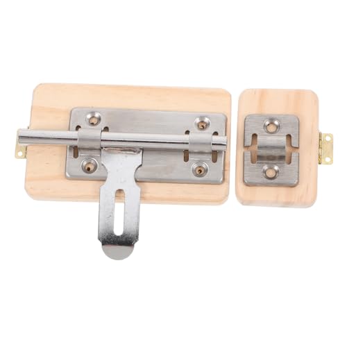 Vaguelly Busy Board DIY Zubehör Türschloss Riegel Lernspielzeug für Kleinkinder Sensory Board für Motorische Fähigkeiten Unbemalt von Vaguelly