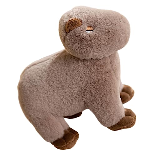 Vaguelly Capybara Plüschtier aus Hochwertigem Baumwollmaterial Kompaktes Kissen für zum Geburtstag oder Fest für Familie und Freunde Niedliches Kuscheltier für Fröhliche von Vaguelly