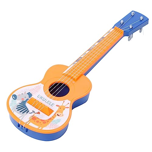 Vaguelly Cartoon Animal Pattern Ukulele für S Vier Gitarre Musikinstrument Kreativität und Bewegung Farben Zufällig Zufällige Farbe von Vaguelly