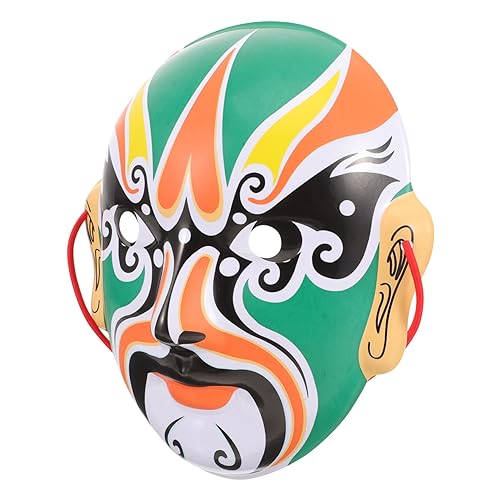 Vaguelly Chinesische Peking Oper Maske Handgefertigte Cosplay Requisite für Partys Halloween und Aufführungen Langlebig Komfortabel und Dekorativ für Unisex Erwachsene Vaguelly Chinesische Peking Oper Maske Handgefertigte Cosplay Requisite für Partys Halloween und Aufführungen Langlebig Komfortabel und Dekorativ für Unisex Erwachsene von Vaguelly