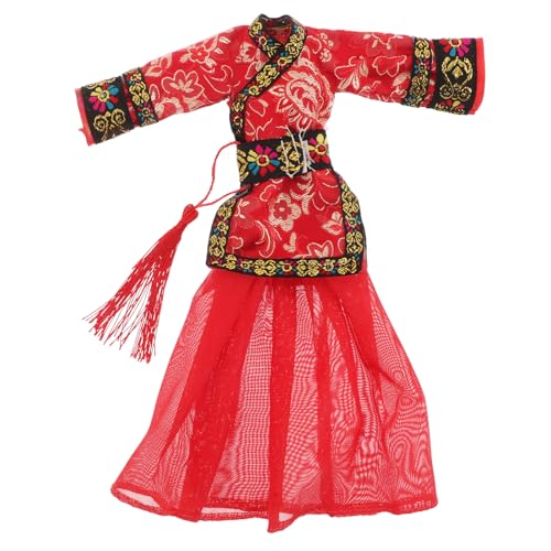 Vaguelly Chinesische antike Kostümpuppen: Hanfu-Anziehkleidung, traditioneller -Anzug zum chinesischen Neujahr für Mädchen, Sammler und Kinder, Weihnachtsfeierkleid von Vaguelly