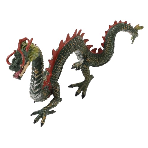 Vaguelly Chinesisches Drachenmodell dekoratives Drachenmodell Drachenmodelle playmobile Drachen drachenfiguren orientalische deko spielzeuge Drachenornamente lebendiges Drachenornament Tier von Vaguelly