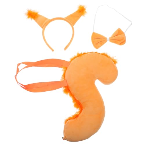 Vaguelly Cosplay Stirnband mit Weichen Flauschigen Eichhörnchenohren und Schleife Bequemes Haarband für Party Tanz und Kostüm Charmantes Accessoire für Mädchen und Jungen Vaguelly Cosplay Stirnband mit Weichen Flauschigen Eichhörnchenohren und Schleife Bequemes Haarband für Party Tanz und Kostüm Charmantes Accessoire für Mädchen und Jungen von Vaguelly