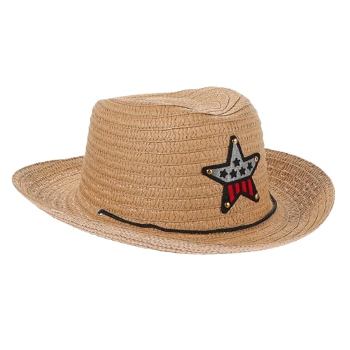 Vaguelly Dekorativer Strandhut Im Western-stil für Jungen und Mädchen Sonnenhut Aus Stroh für Partys Zum 1. Geburtstag Vaguelly Dekorativer Strandhut Im Western-stil für Jungen und Mädchen Sonnenhut Aus Stroh für Partys Zum 1. Geburtstag von Vaguelly