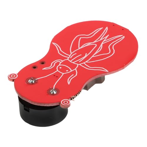 Vaguelly Cricket-Sound-erzeuger Nerviger Cricket-geräuschmacher Cricket-zwitscher-streich Cricket Noise Maker Streich Zwitschernder Cricket-streich Büro -streich Streichspielzeug Rot Metall von Vaguelly