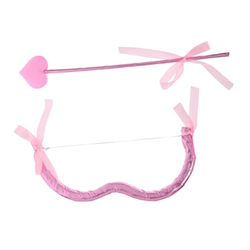 Vaguelly Cupid Kostüm Accessoire Bogen und Leichtes Cosplay Requisit für Valentinstag Halloween Karneval Party von Vaguelly
