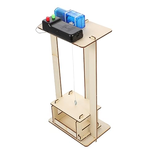 Vaguelly DIY Elektrischer Aufzug Modellbau-kit Interaktives Lernspielzeug Für Junge Mädchen Handgefertigter Aufzug Für Wissenschaftsexperimente Kreatives Lehrmittel Für Junge von Vaguelly