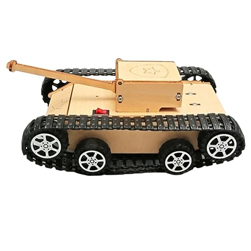 Vaguelly Kinder Selbstgemacht Elektrischer Montage Panzer Modellspielzeug für Kleinkinder Lernspielzeug für Kreative Aktivitäten Interaktive Eltern Kind Spiele von Vaguelly