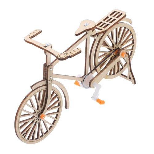 Vaguelly DIY Mechanisches Fahrradmodell aus Holz Kleines Vintage Miniatur Bike mit Riemenantrieb Stabiler Bauweise für Schülerexperimente Praktische Bastelarbeit und Dekoratives Vaguelly DIY Mechanisches Fahrradmodell aus Holz Kleines Vintage Miniatur Bike mit Riemenantrieb Stabiler Bauweise für Schülerexperimente Praktische Bastelarbeit und Dekoratives von Vaguelly