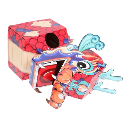 Vaguelly DIY Wearbarer Pappdrache Kinderkostüm Kreatives Bastelspielzeug für Mädchen Jungen Fördert Fantasie und Handgeschicklichkeit Geschenkidee Vaguelly DIY Wearbarer Pappdrache Kinderkostüm Kreatives Bastelspielzeug für Mädchen Jungen Fördert Fantasie und Handgeschicklichkeit Geschenkidee von Vaguelly