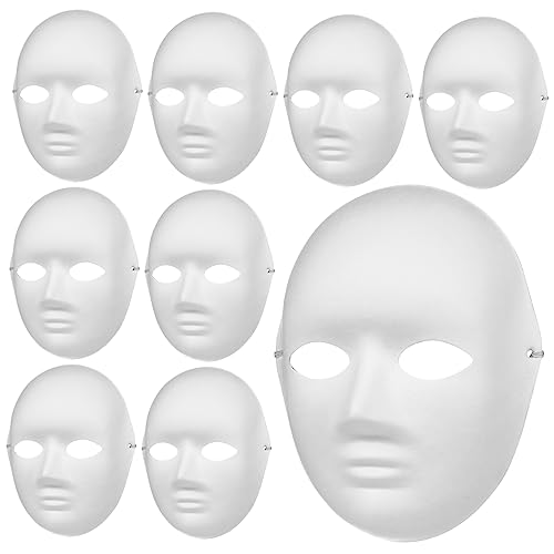 Vaguelly 12-teiliges Halloween-kostüm für Damen Vollgesichtsmaske Maskenballmaske Von Halloween Party Mask von Vaguelly
